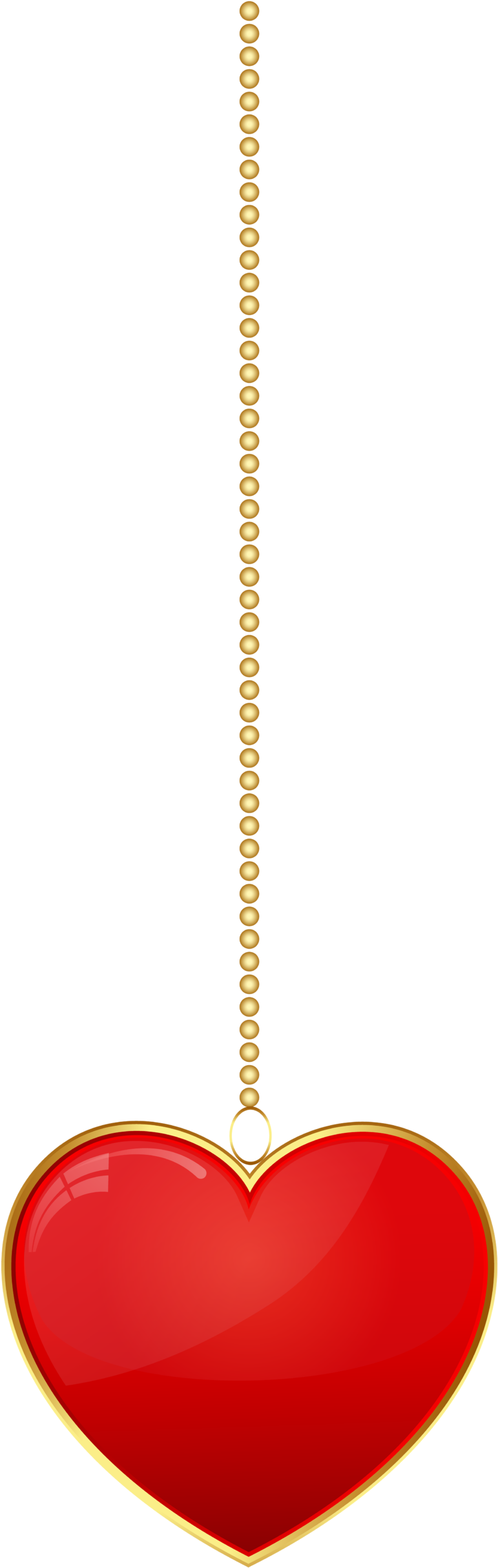 Hanging Heart Decor Png Clip Art - Swing (800x2452)