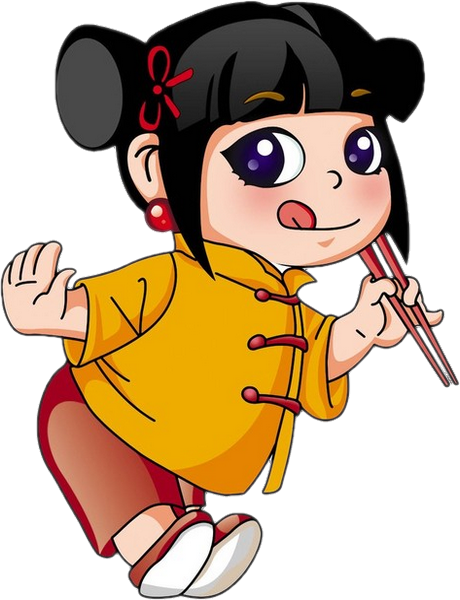 Fillette Asiatique - Dessin Asiatique (460x600)