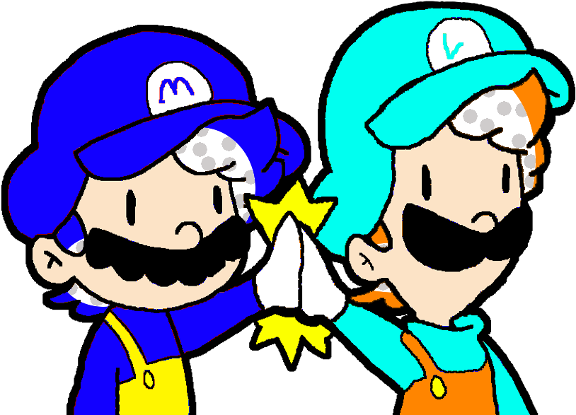 Miles And Leo Inkling Hair By Tanookid - Hi-five (824x592)