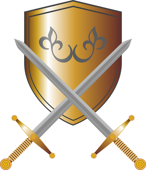 Cute Shield Cliparts 4, - Knight Borders (616x720)
