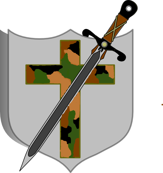 Camouflage Cross Clipart (564x598)