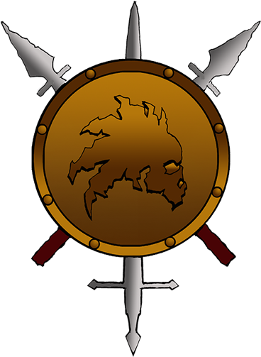 Swordpunk Sword And Shield Logo - Cartoon (512x512)