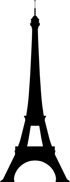 Eiffel Tower Silhouette (228x594)