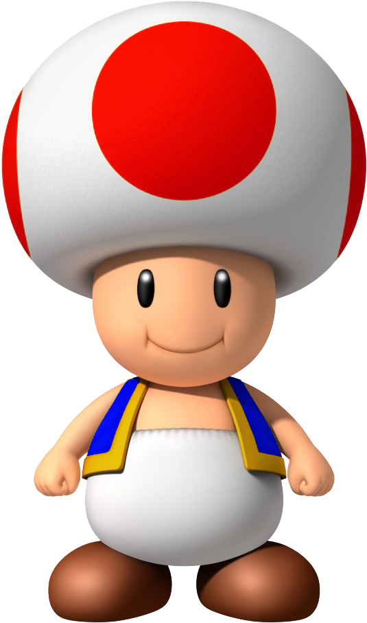 Personajes De Mario Bros - Mushroom In Mario Bros (1024x1024)
