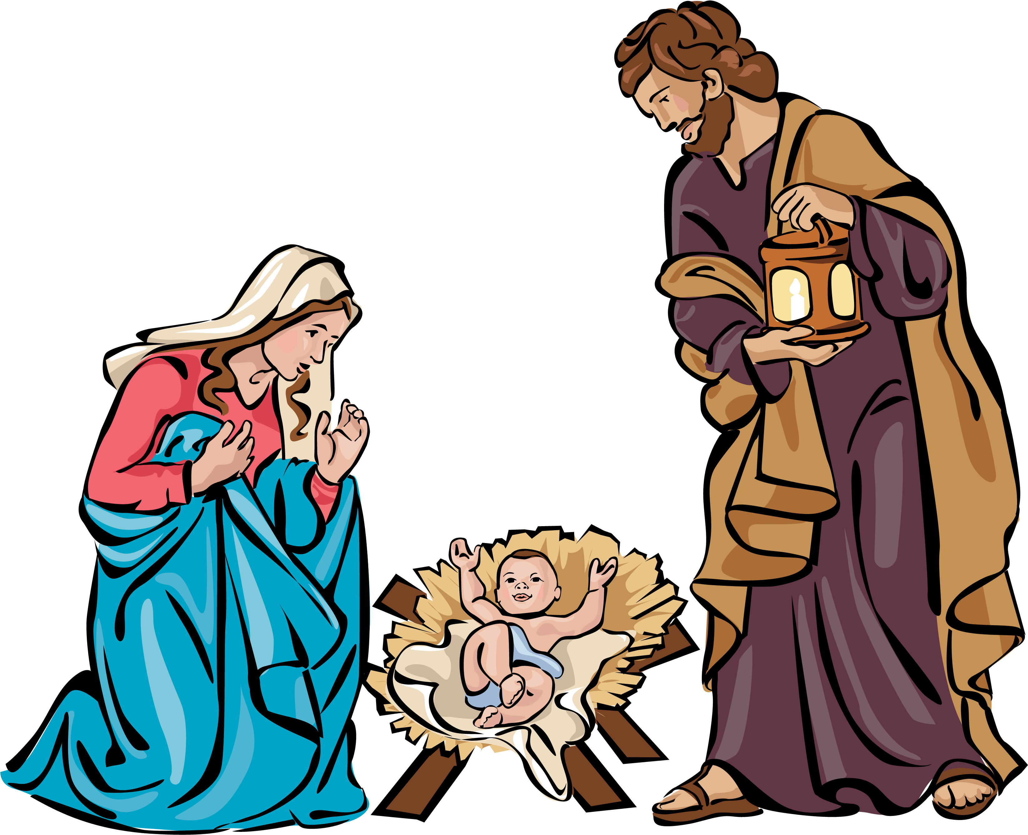 Holy Family Clipart - Holy Family Clipart (3300x2679)