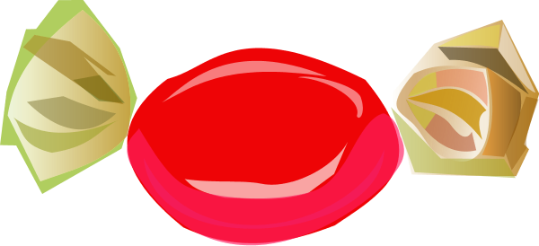 Images Of Candy Canes - Candy Png (600x274)