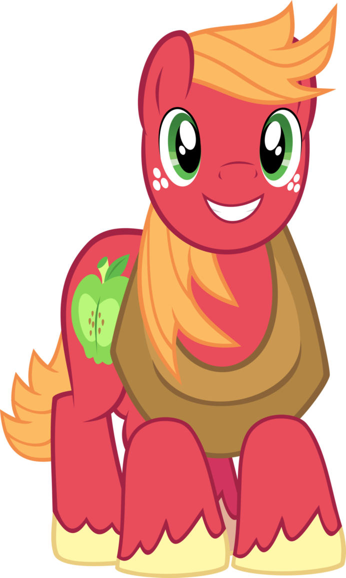 Apple Family Portrait By Abydos91 - Big Mac Mlp Png (692x1155)
