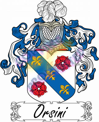 Orsini Family Crest - Family Crest (325x400)