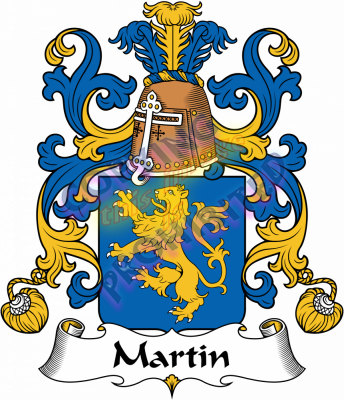 Martin Clan Scotland - Renaud Family Coat Of Arms (344x400)