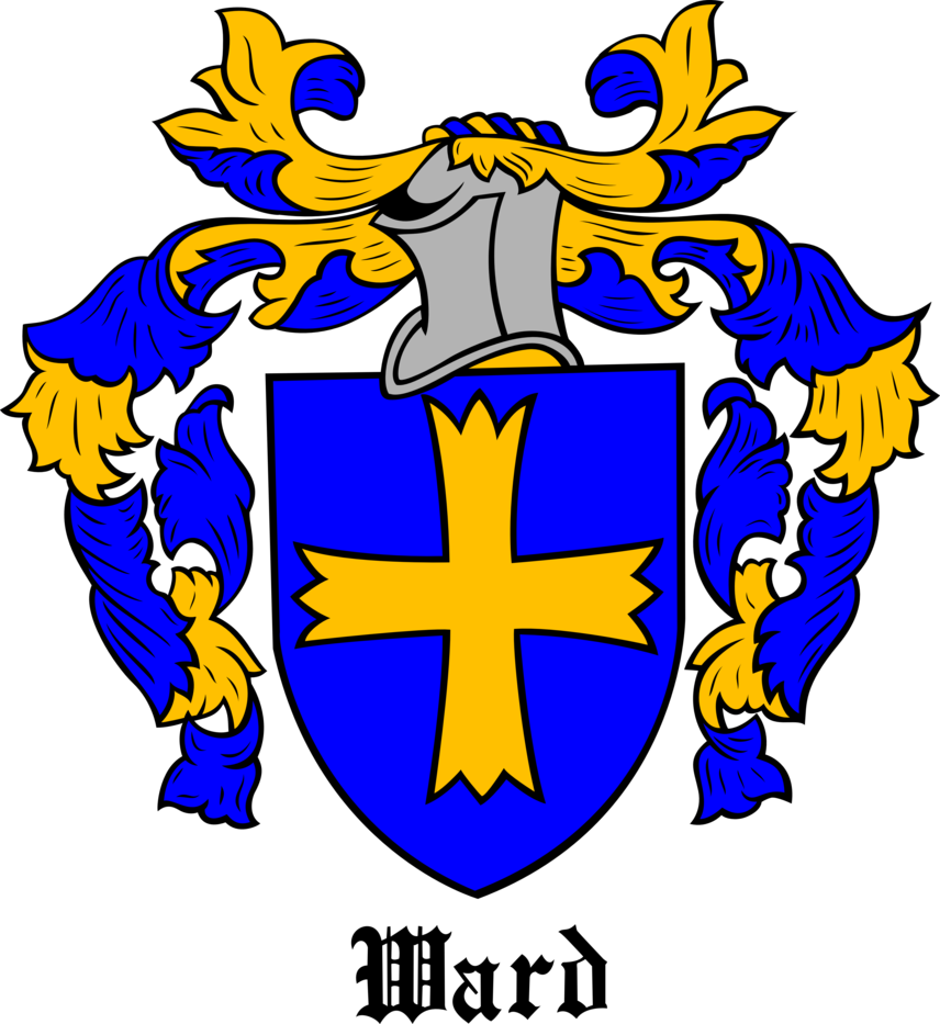 Ward Family Crest By Avionscreator - Family Crest (856x933)