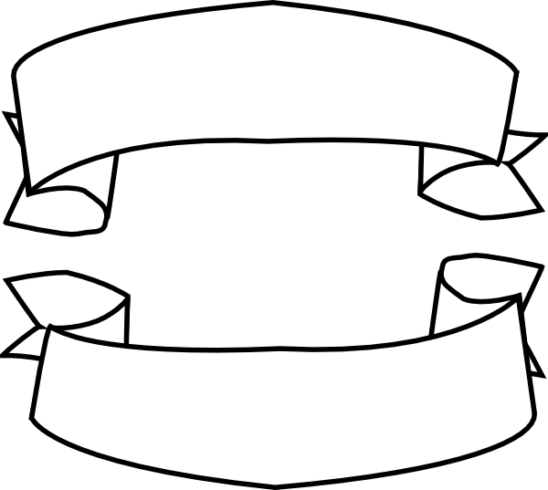 Coat Of Arms Banner Above And Below Clip Art - Coat Of Arms Banners (600x537)