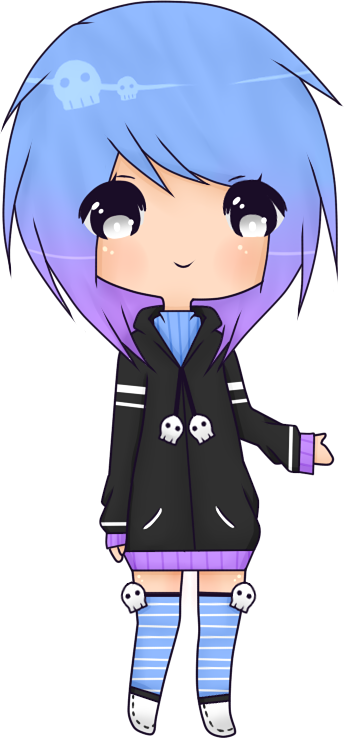 I Kind Of Failed - Gothic Girl Minecraft Skin (344x738)