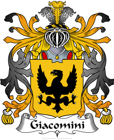 Italian Family Crests Giacomelli - Family Crest (400x497)