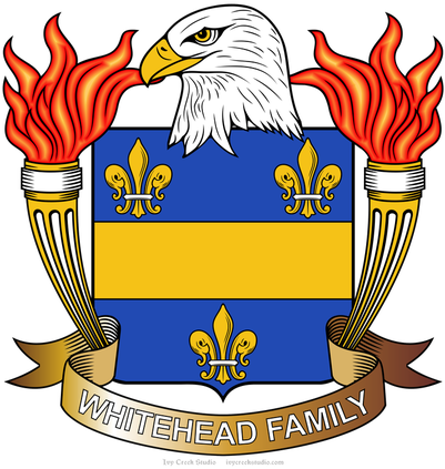 American Eagle Family Crests Whitebread - Dandridge Familienwappen Mousepads (400x439)