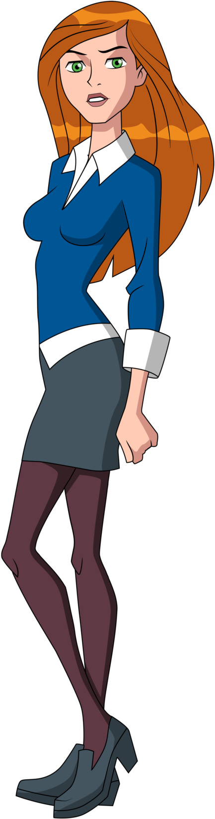 Gwen Tennyson By Bbobsan On Deviantart - Ben 10 Omniverse Girl Characters (455x1756)