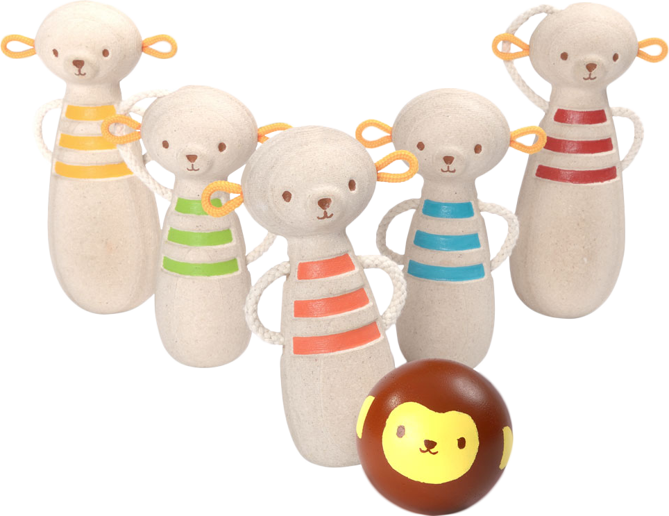 Plan - Plan Toys Monkey Bowling (964x743)