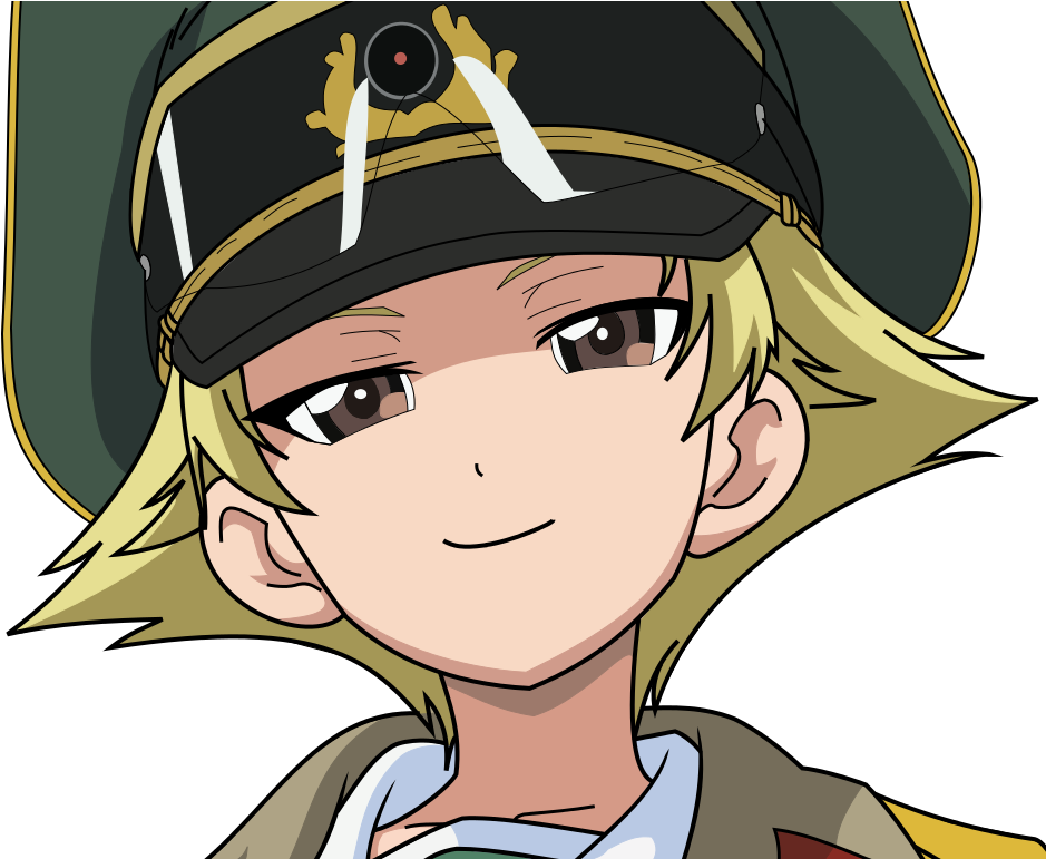 Super Cute Anime/manga Characters Go ^ ^ - Girls Und Panzer Rommel (951x770)