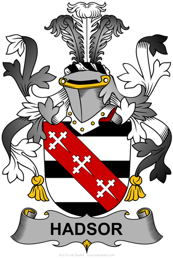 Irish Family Crests Hackett - Misstrauisches Familienwappen Karte (400x540)
