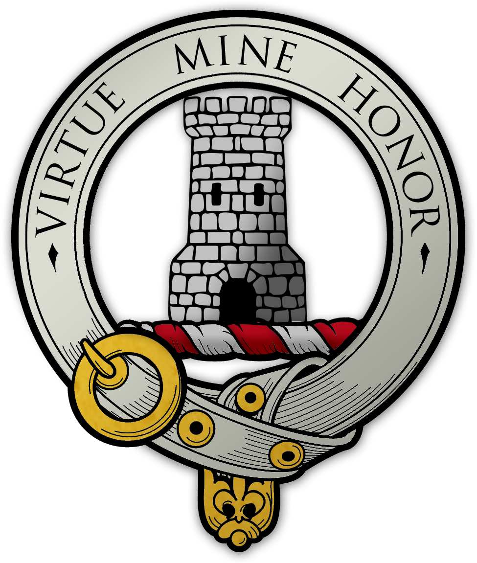 High Resolution Monochrome Badge - Maclean Clan Coat Of Arms (1000x1150)