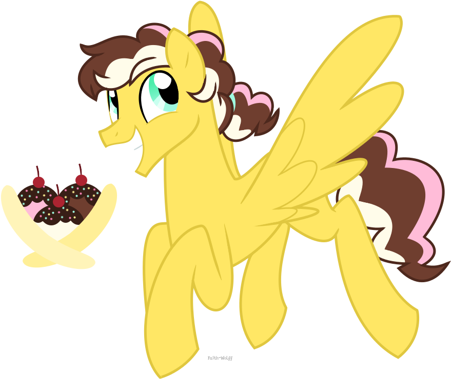 Next Gen Banana Toffee Split By Faith Wolff - Mlp Banana Split (902x763)