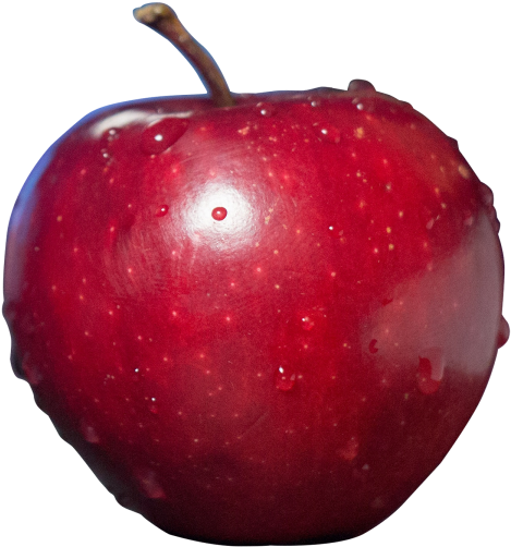 Fruit Red Apple Transparent Image Number One - Food Picture Transparent Background (600x600)