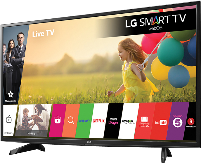 1 - Lg 43lh590v - 43" Led Smart Tv - 1080p (964x822)