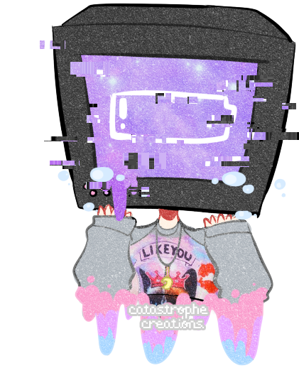 Tv Head Tumblr - Television Head Art (500x600)