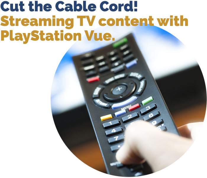 Playstation Vue Works With Playstation But It Also - College-going Youth And Values (700x604)