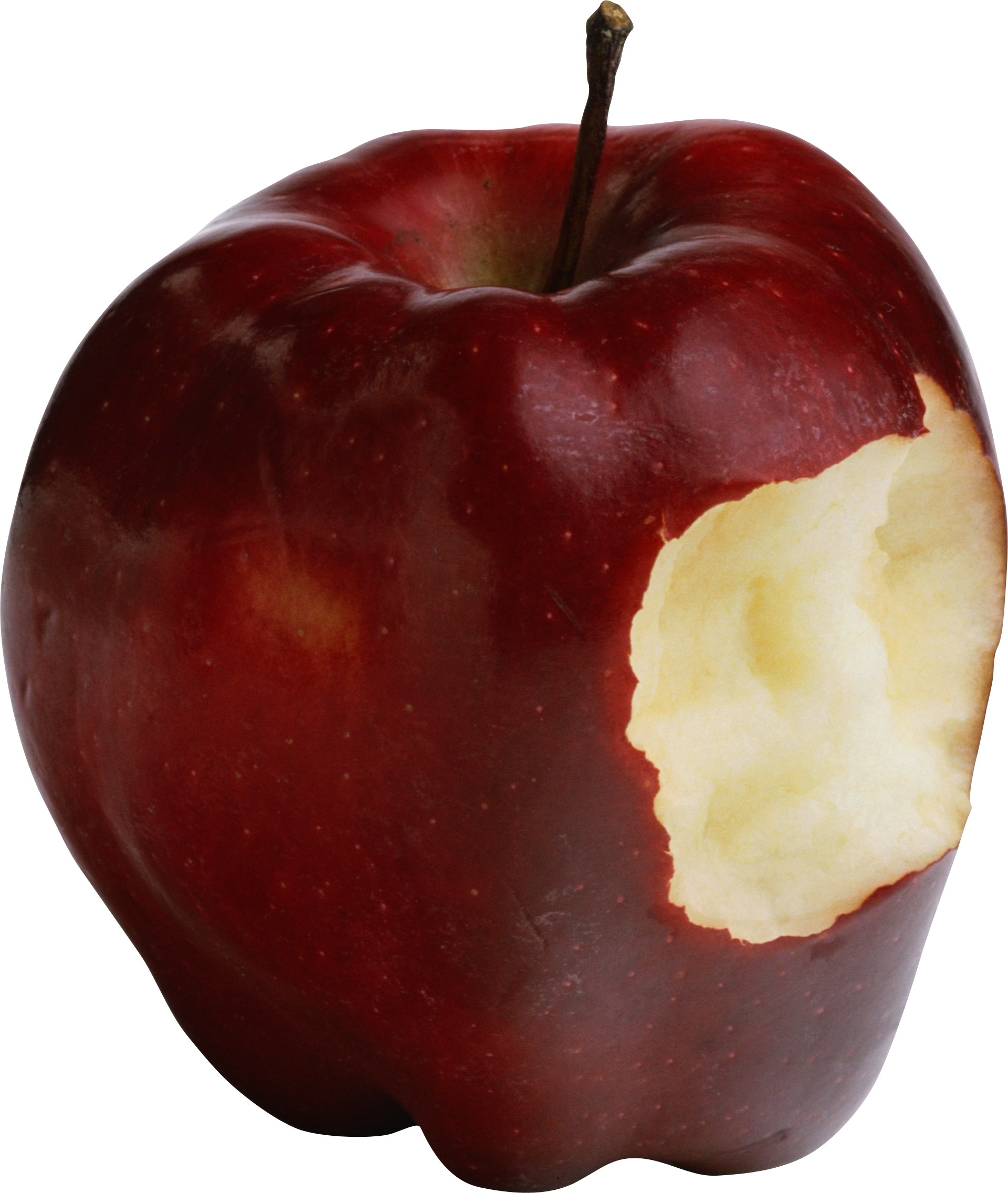 Red Apple Nine - Bitten Apple Transparent Background (1920x2272)