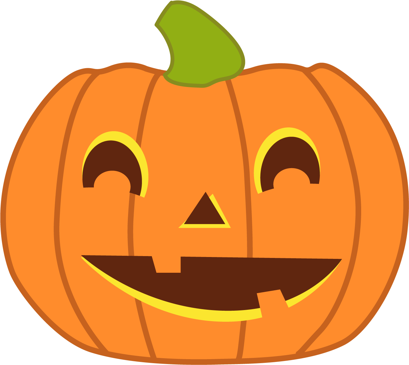 Squash Clipart Cute Halloween Pumpkin - Halloween Pumpkin Clipart Transparent (1616x2144)