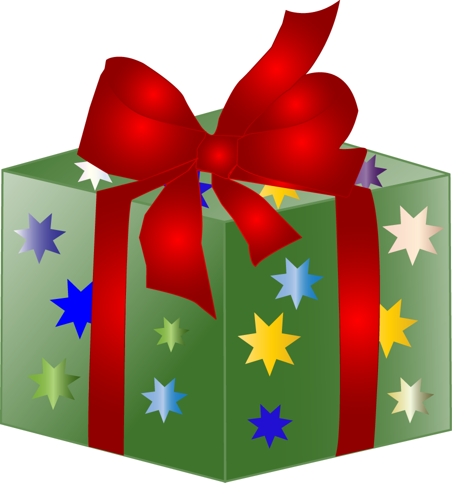 Gift Clipart Xmas Presents - Christmas Presents Vector Png (904x966)