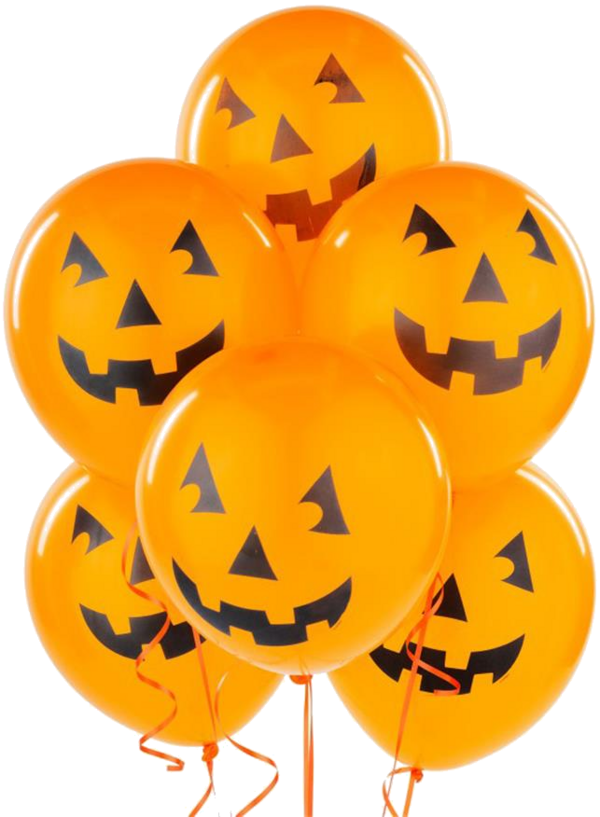 Index Of - Halloween Balloons Transparent (600x817)