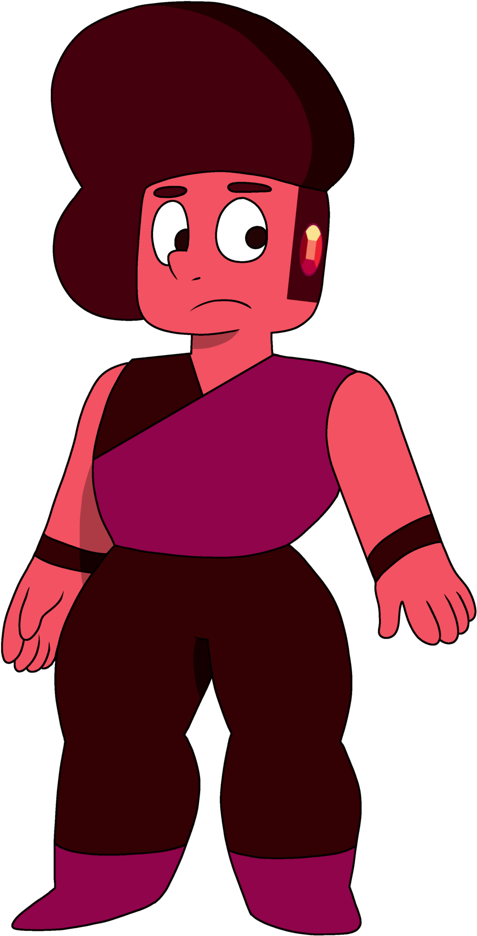 Ruby “ru” A Member Of Koi Diamonds Family - Steven Universe (1122x1920)