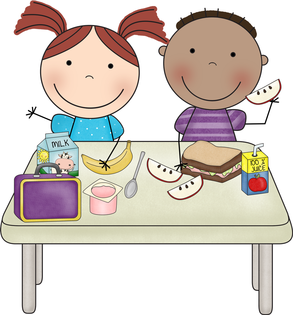Snack Time Clipart (1000x1075)