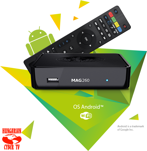 Iptv For Android Mag260 - Mag Box (618x636)