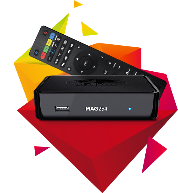 Infomir's Mag Set-top Boxes - Mag 254 Iptv Set Top Box (600x652)