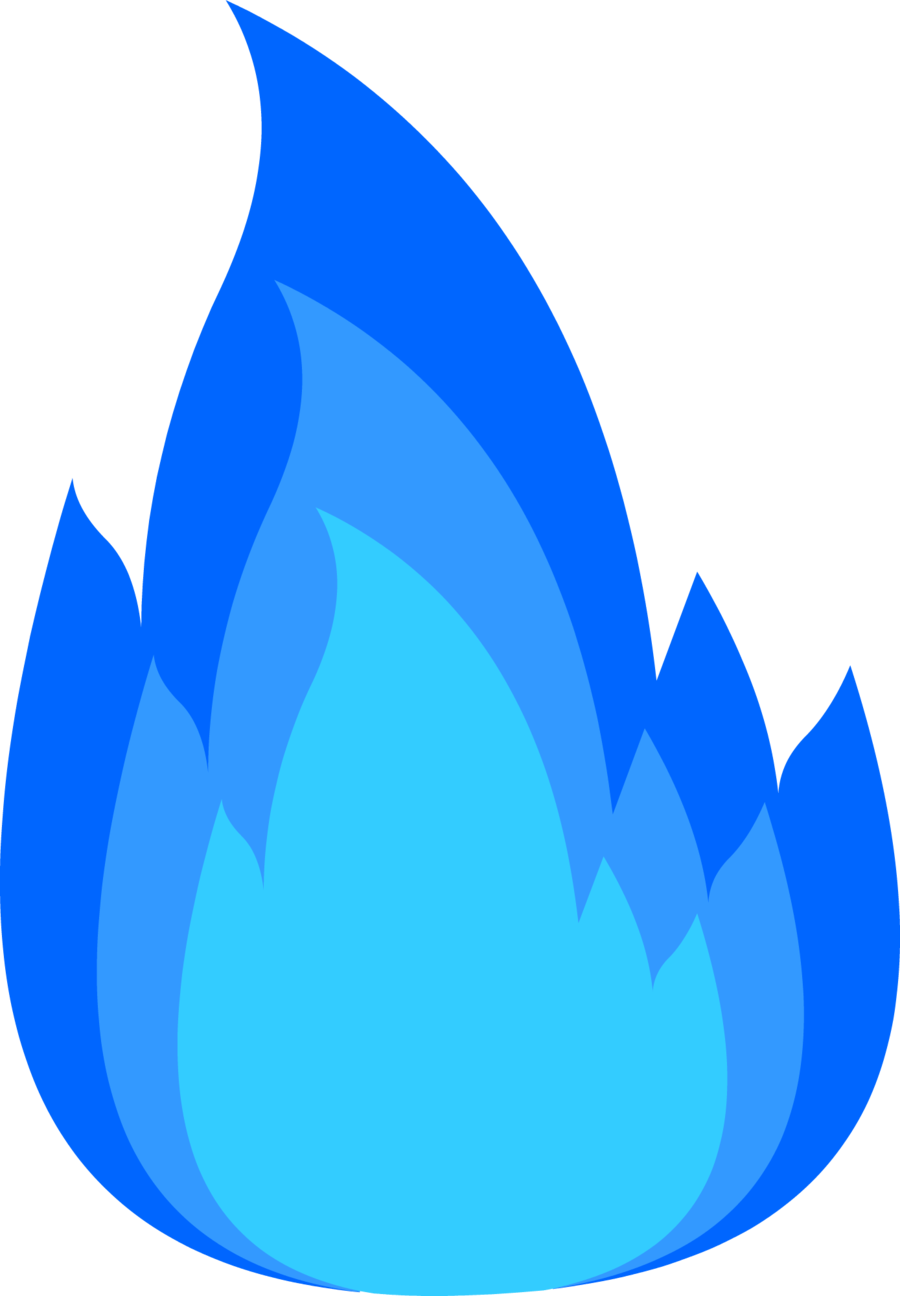 Fire - Blue Fire Icon Png (900x1296)