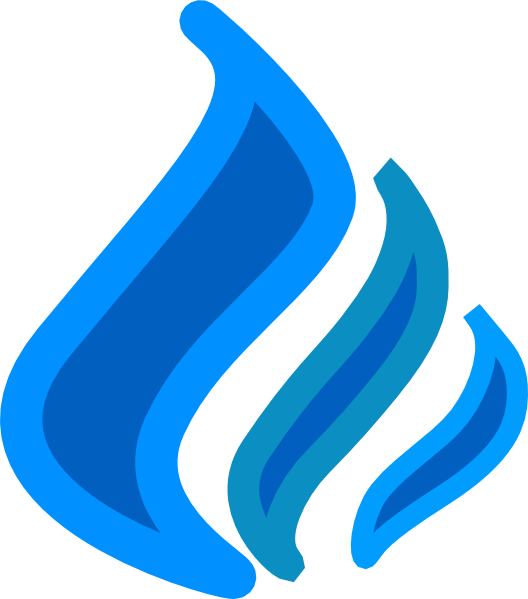 Flames Clipart Blue Fire - Blue Fire Clip Art (528x599)