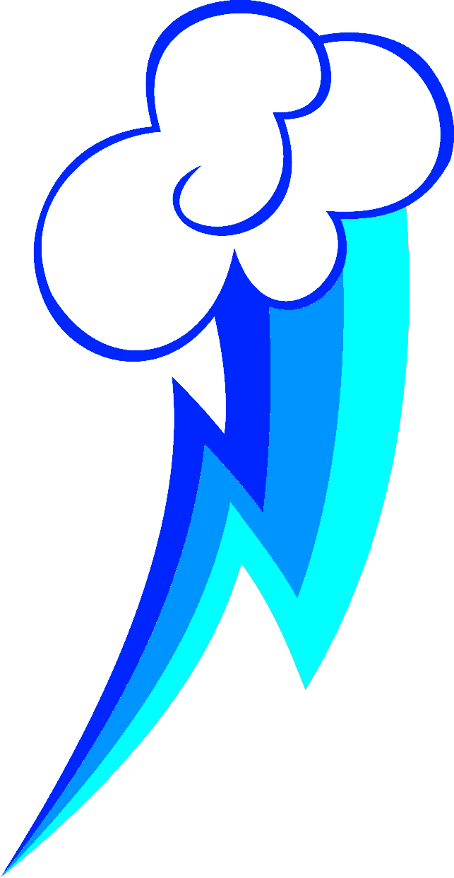 Blood Thunder Cutie Mark By Stormgemios1343 - Rainbow Dash Cutie Mark (643x1243)