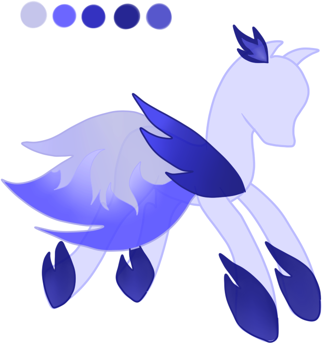Blue Fire Pony Dress By Musicfirewind Blue Fire Pony - Cartoon (900x1017)
