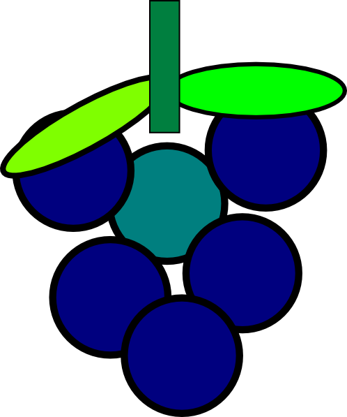 Grapes Clip Art - 6 Grapes Clipart (498x597)