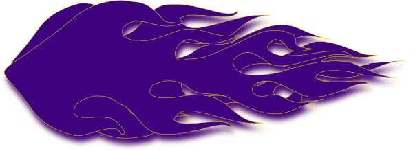Purple Fire Cliparts - Graphic Design (600x220)