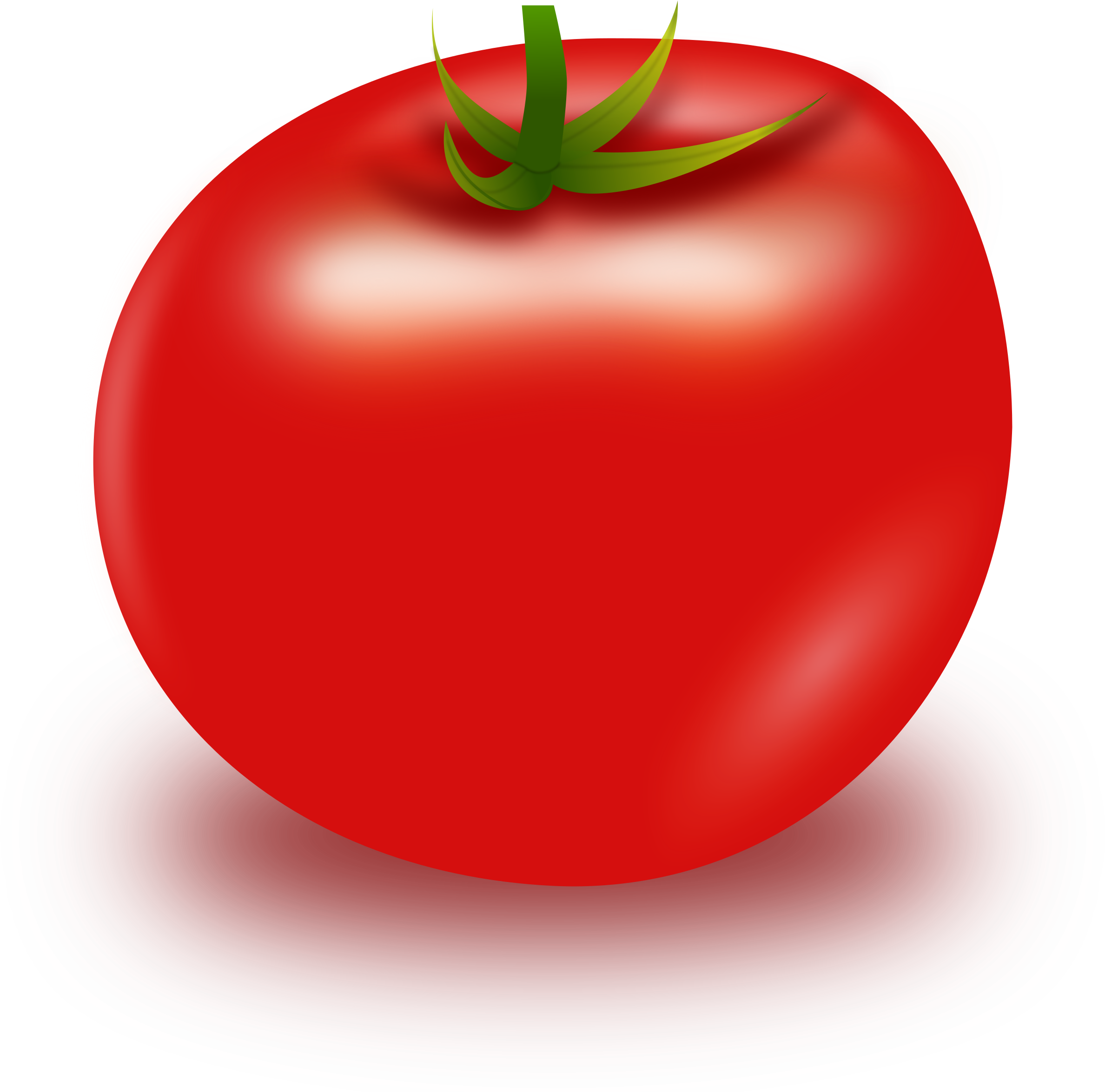 Big Image - Red Tomato Clip Art (2400x2349)