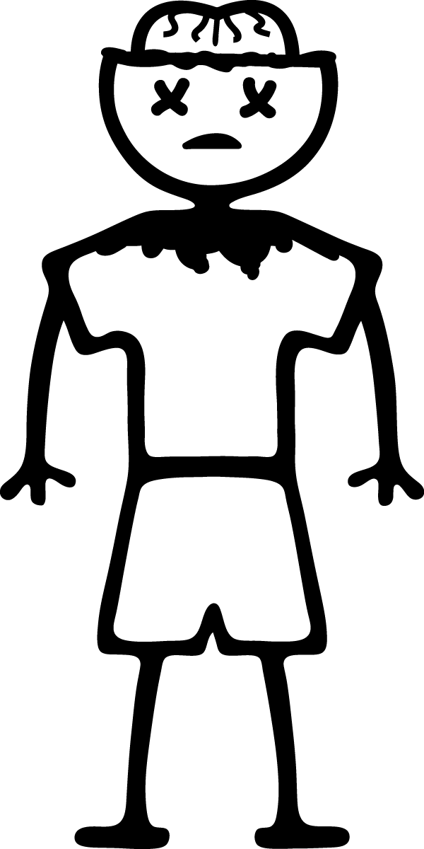 Stickperson - Stick Figure Girl Basketball (600x1200)