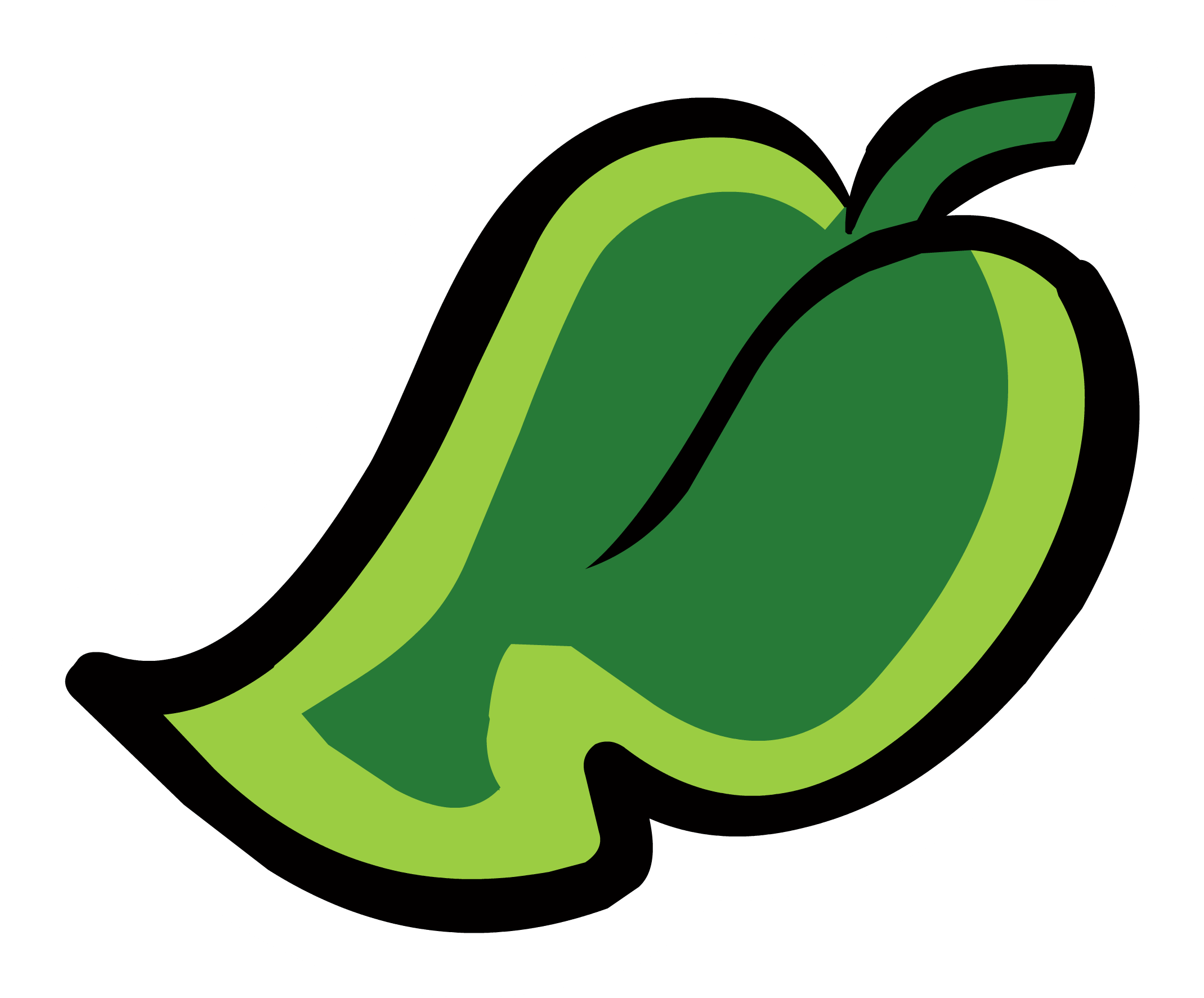 Leaf Drawing Clip Art - Liść (2139x1773)