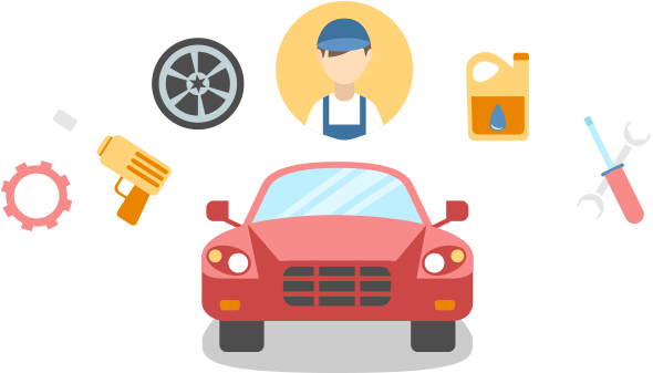 Opting For A Professional Car Service - Car Maintenance Clipart (690x336)