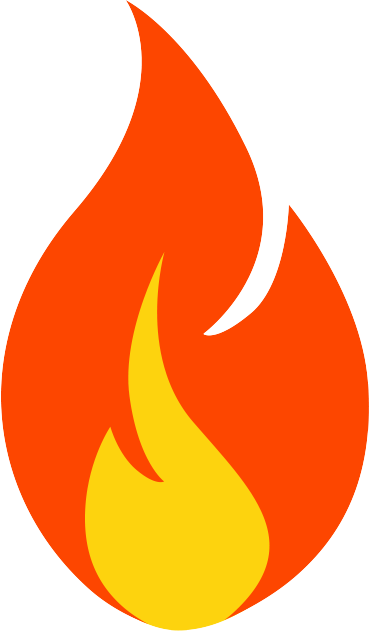 17k Orange 07 Apr 2017 - Flame Png (369x631)