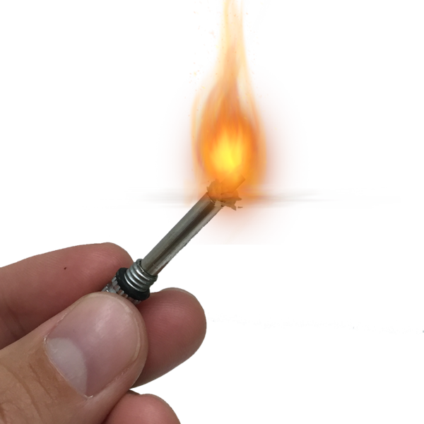 Opg Skull Permanent Match - Match With Fire Png (600x600)