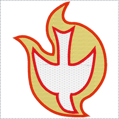 Dove Flame - Confirmation - Holy Design (400x400)