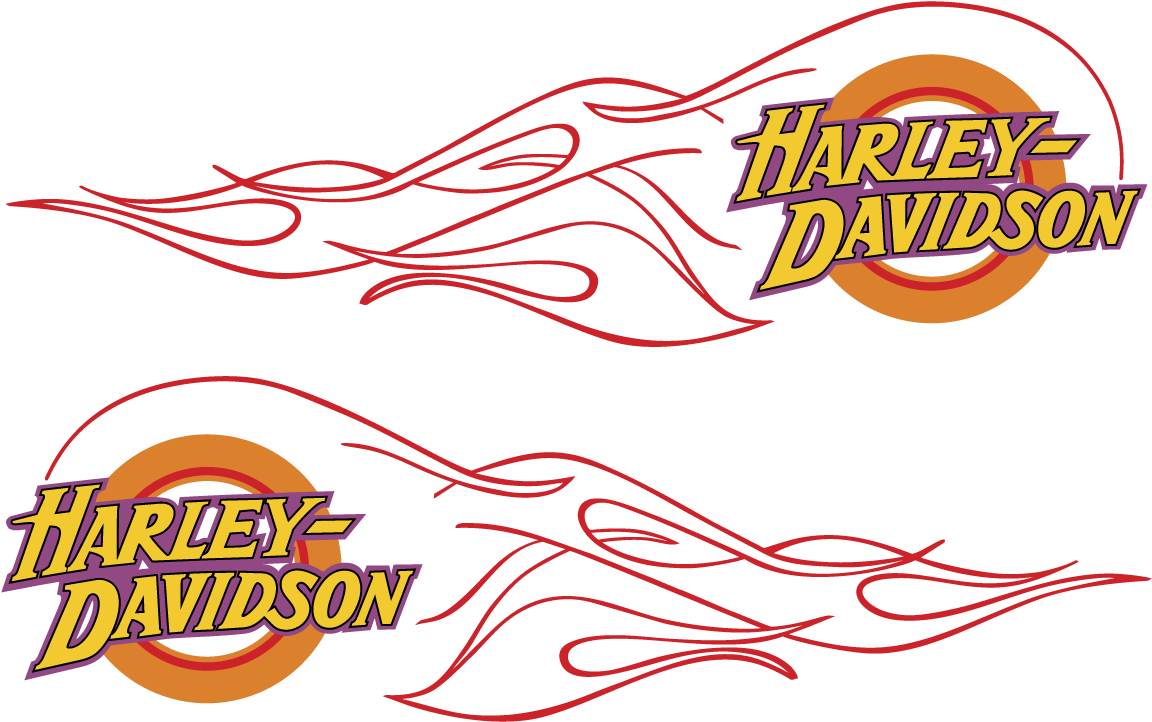 Harley Davidson Flame Tank Emblems Logo Vector Decal - Harley Davidson Flame Logo (1200x1200)